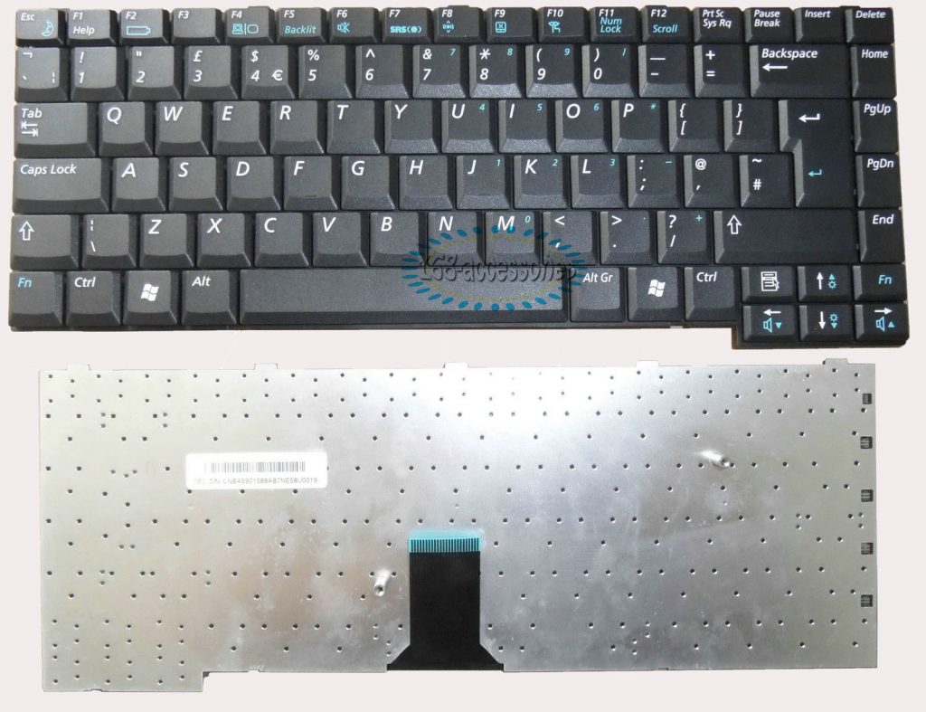 Bàn Phím Keyboard Laptop Toshiba Portege R500 R501 
