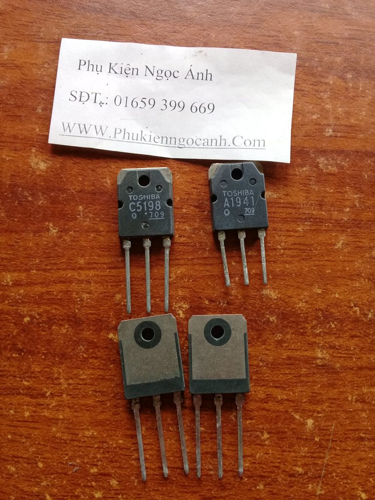 Cặp sò Transistor C5198 A1941 Toshiba,Sò C5198,Sò A194111