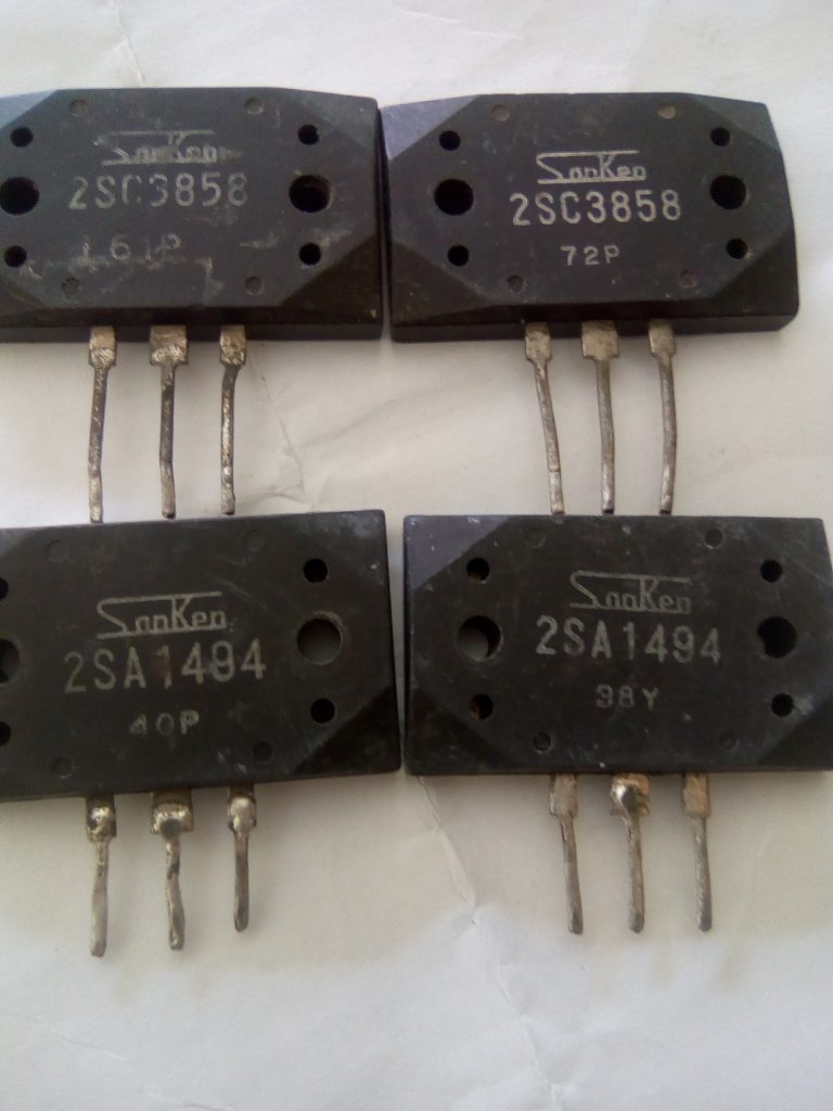 Sanken 2SC3858  2SA1494 tháo máy,sanken 2SC3858 giá 56k/cặp