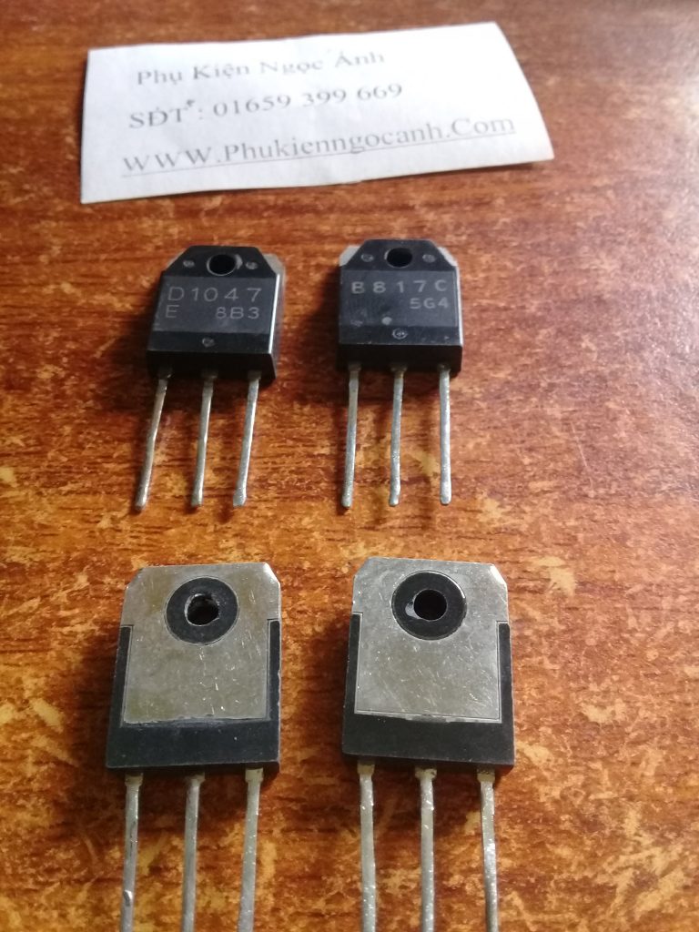 D1047 B817 cặp sò Transistor tháo máy 2SD1047 2SB817 giá 13kcặp111