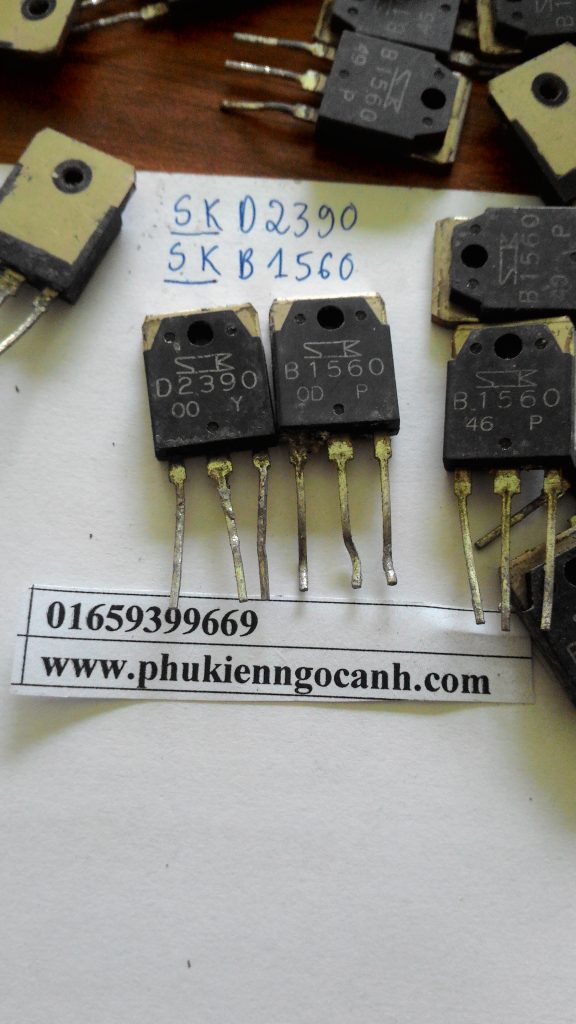 Cặp Saken D2390 B1560 2SD2390 2SB1560 tháo máy giá 20k/cặp