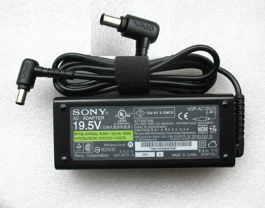 Sạc Laptop Sony Vaio VGN NS235JW