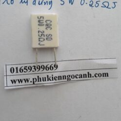Trở xứ đứng 5W 0.25RJ hàng mới đảm bảo chất lượng