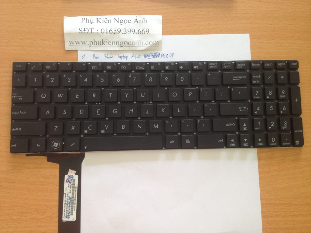 Bàn phím laptop Asus N56DP,Keyboard laptop Asus N56DP