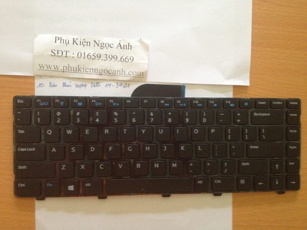 Bàn phím laptop Dell 14-3421,Keyboard laptop Dell 14-3421