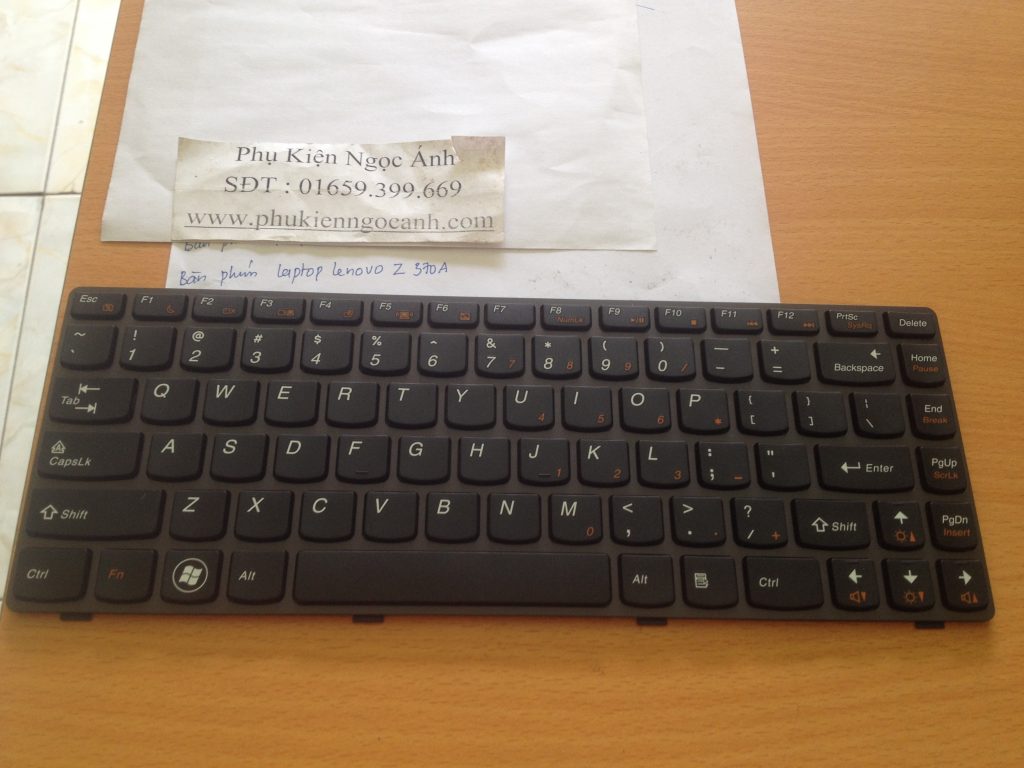 Bàn phím laptop Lenovo Z370A,Keyboard laptop Lenovo Z370A