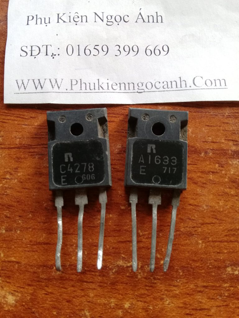 Cặp sò transistor C4278 A1633 tháo máy chất lượng cao giá 25kcặp