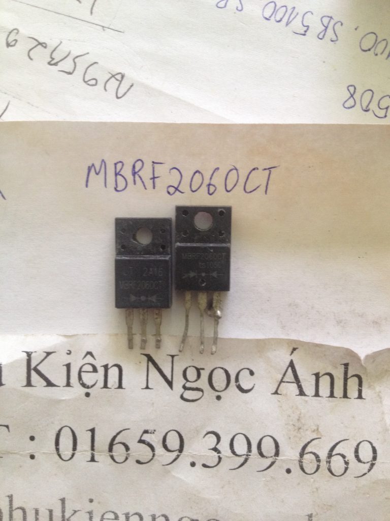 DIODES MBRF2060CT hàng tháo máy chất lượng nguyên gốc