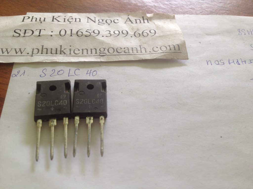 Sò transistor S20LC40 tháo máy nguyên gốc chất lượng tốt
