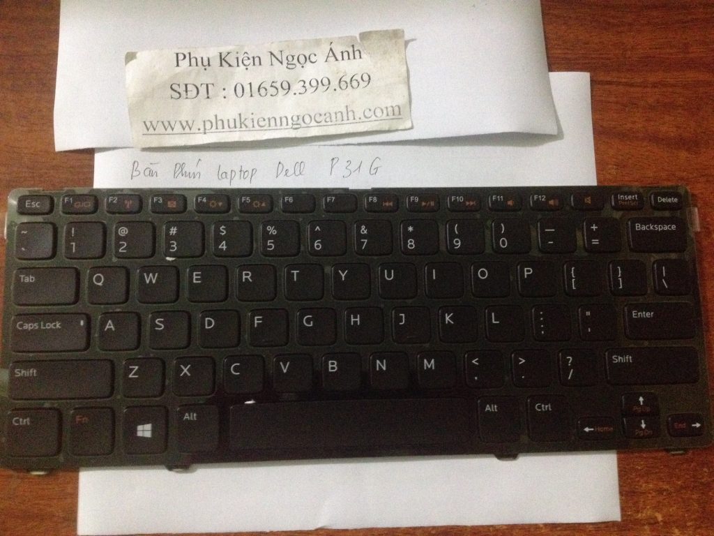 Bàn phím laptop Dell P31G,Keyboard laptop Dell P31G