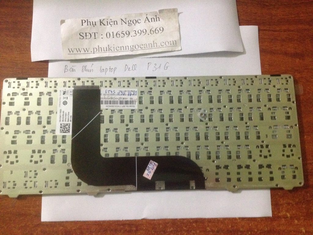 Bàn phím laptop Dell P31G,Keyboard laptop Dell P31G 2