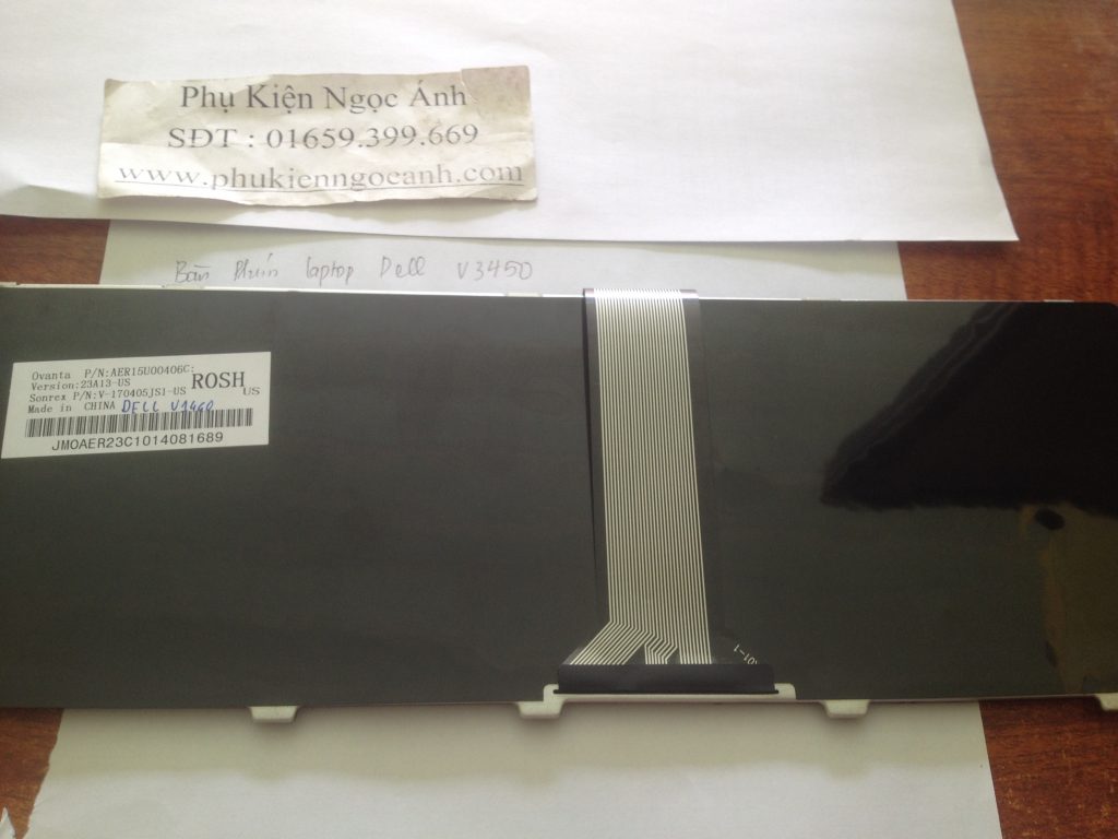 Bàn phím laptop Dell V3450,Keyboard laptop Dell V3450 2