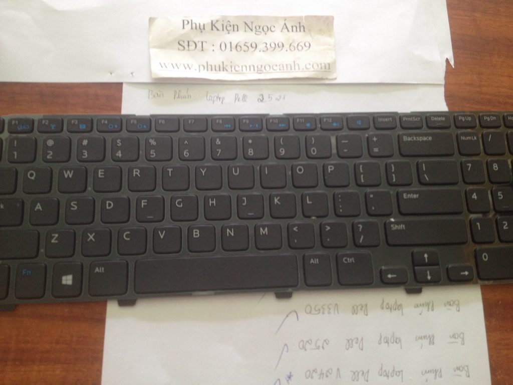 Bàn phím dell 2521,Thay bàn phím laptop dell 2521