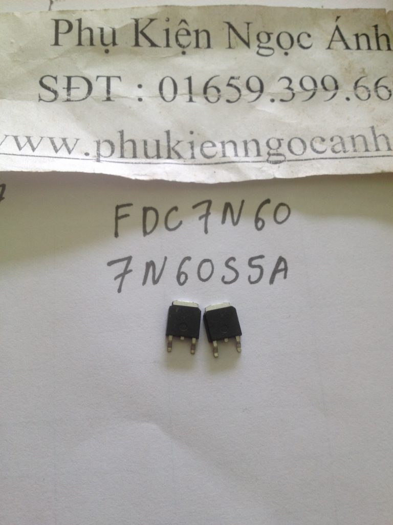 Sò transistor dán FDC7N60 7N60S5A hàng mới chất lượng tốt