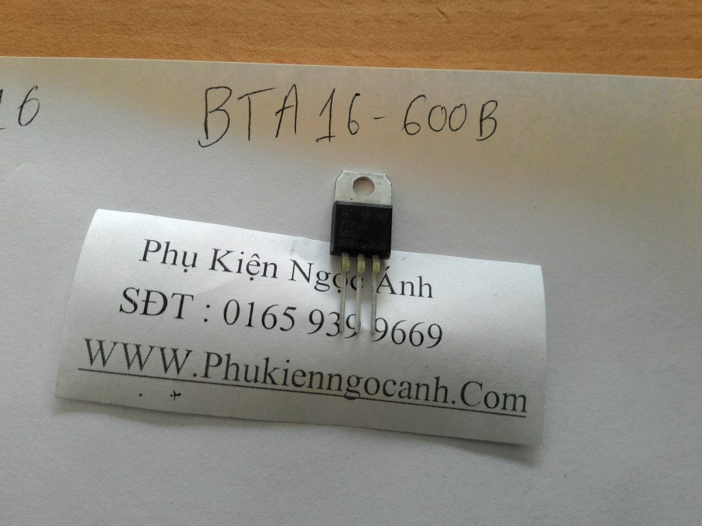 BTA16-600B TO220 TRIAC 16A 600V_TRIAC .Hàng Mới giá 8k