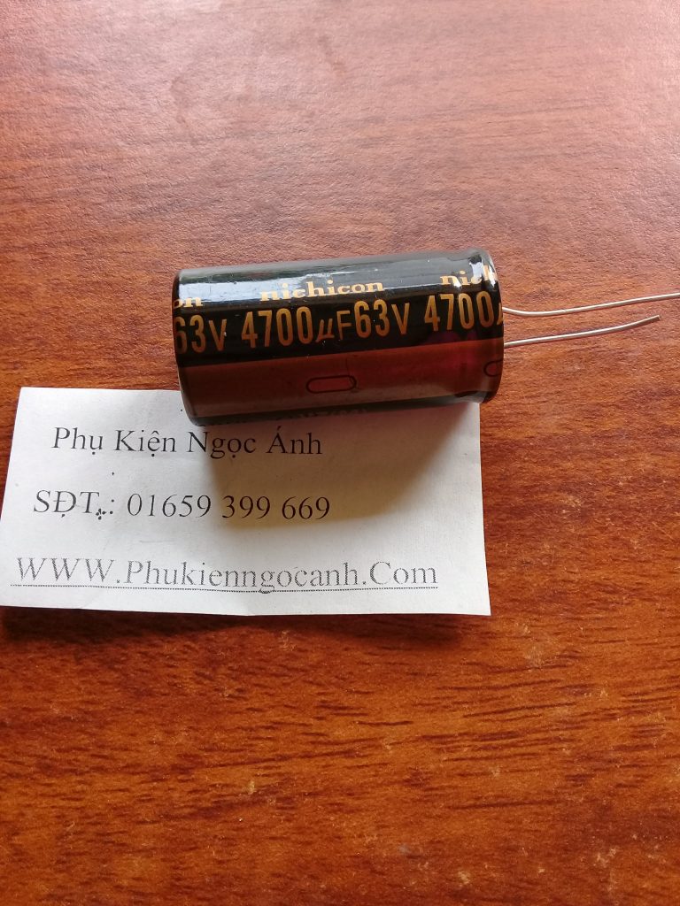 Tụ 63V 4700uf Nichicon Hàng mới cam kết sống 100% giá 18kquả333