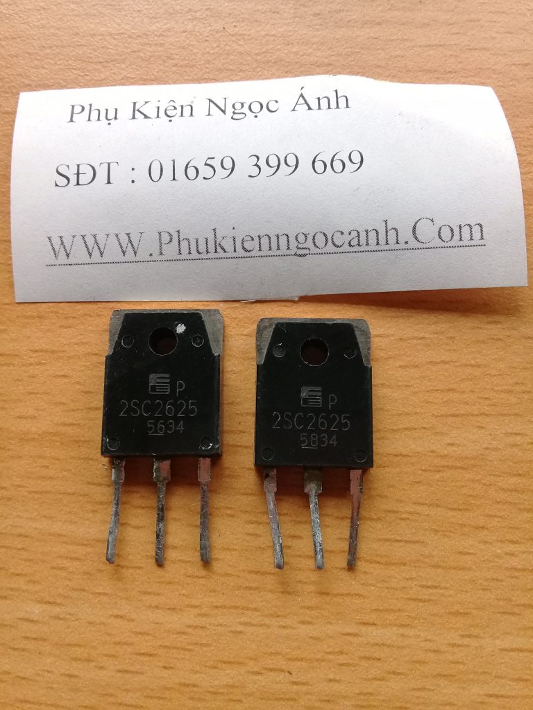 2SC2625 TO3P 400V 80W 10A transistor tháo máy nguyên gốc giá 10k/cái