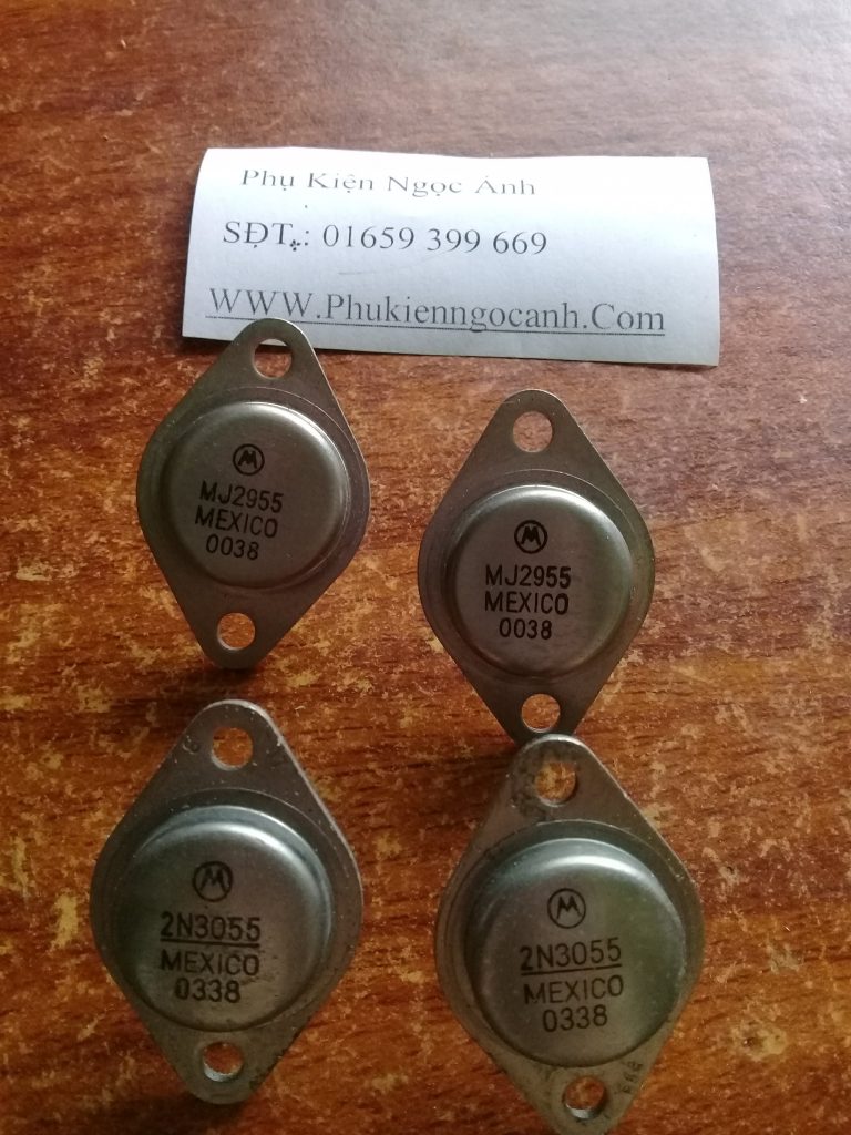 MJ2955 2N3055 cặp sò sắt Mexico Tháo máy Giá 40k/Cặp
