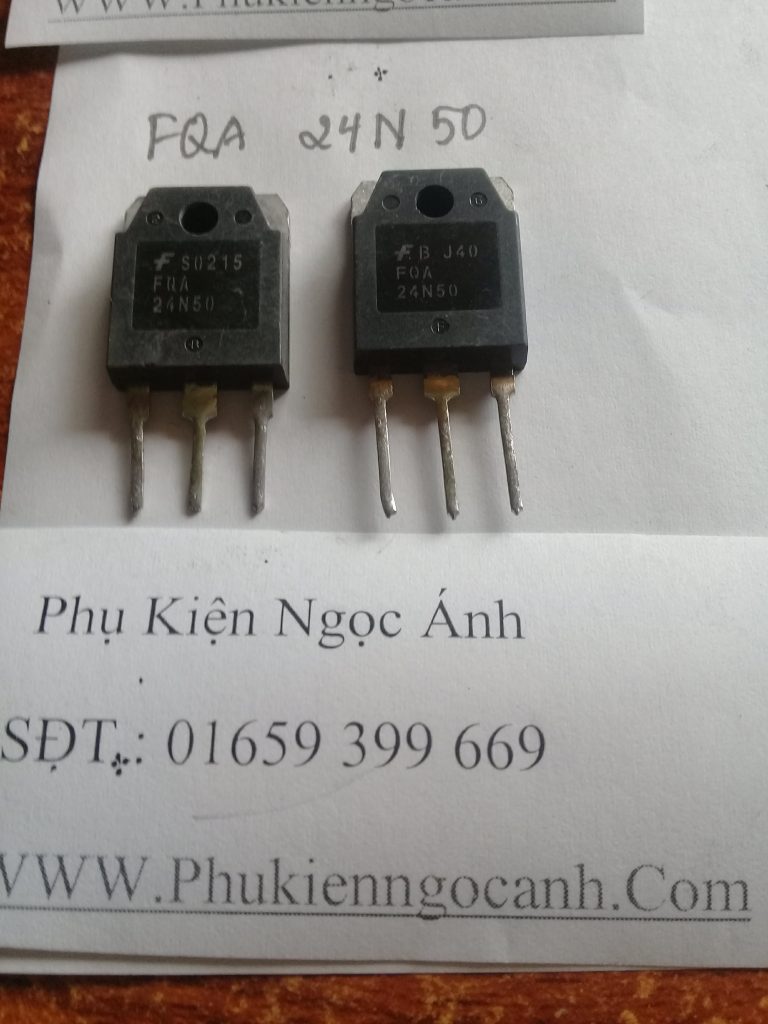 FQA24N50 hàng cũ tháo máy chất lượng Giá 10k/cái