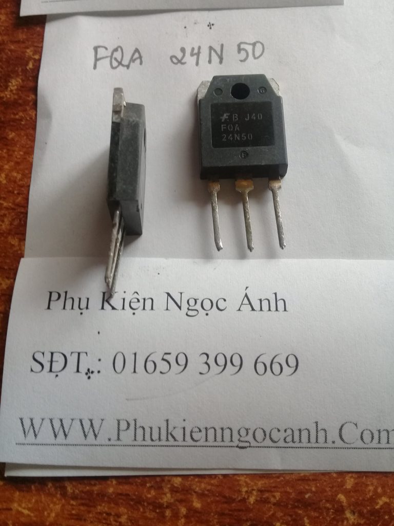FQA 24N50 hàng cũ tháo máy chất lượng Giá 10kcái 1