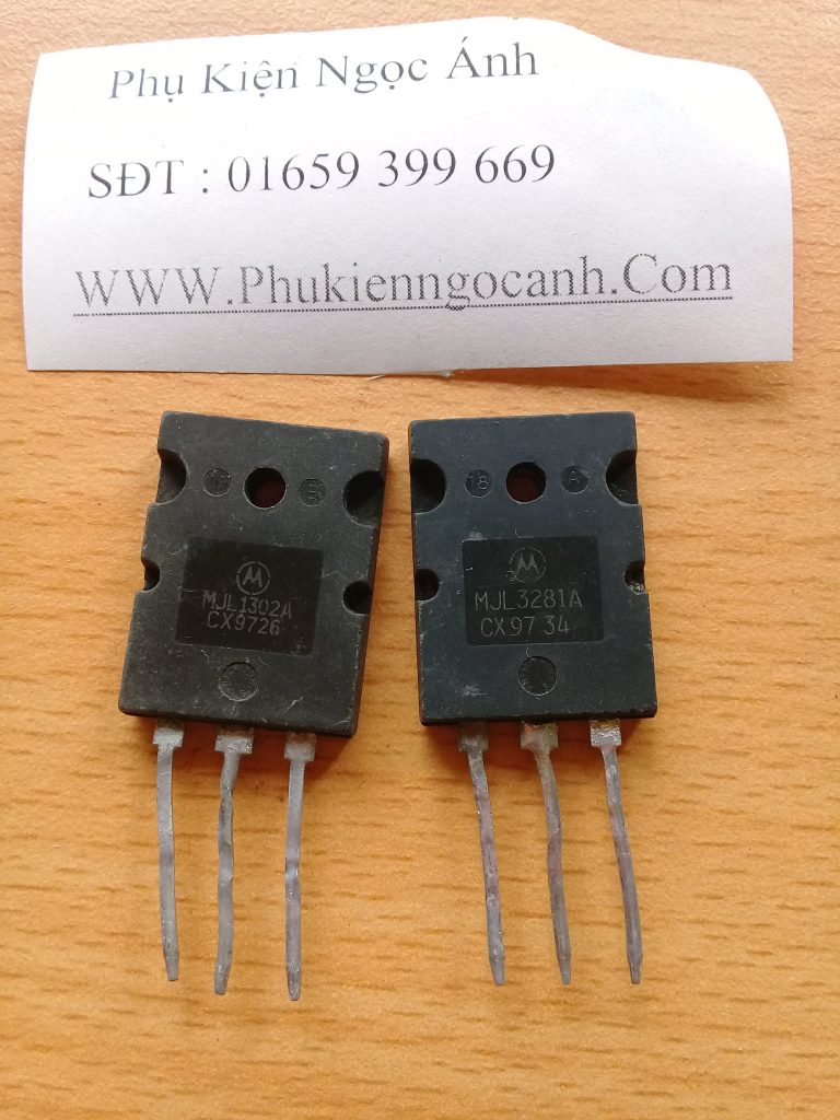 MJL1302 MJL3281 Cặp sò tháo máy chất lượng Giá 56k/cặp