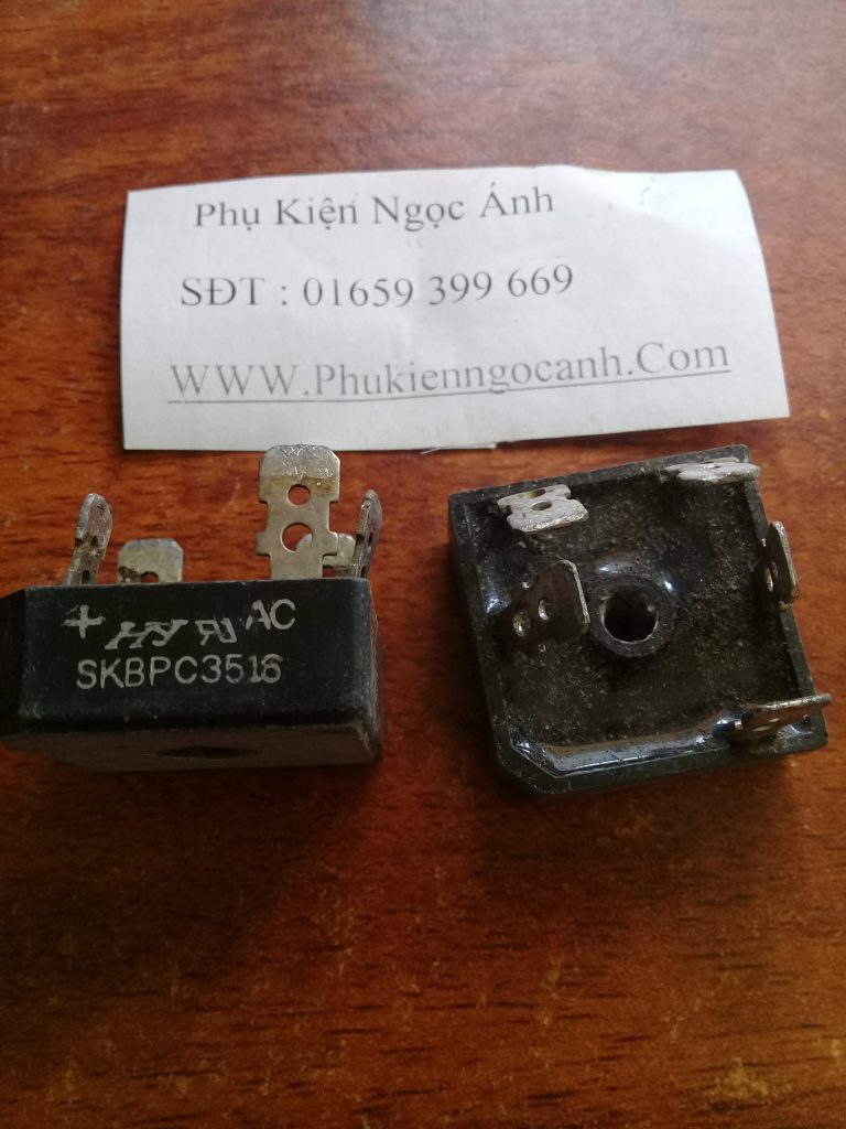 SKBPC3516 Diot chỉnh lưu cầu 3 pha 35A 1600V Giá 31k/cái