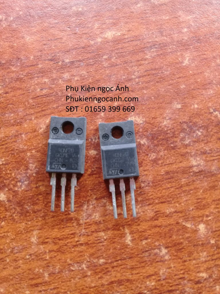 40NF20 ,STF40NF20 Mosfet bóc máy 40A 200V chất lượng cao Giá 8k/cái