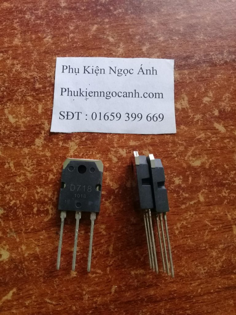 D718 TO247 TRANS NPN 8A 120V Hàng mới chất lượng giá 7k cái1