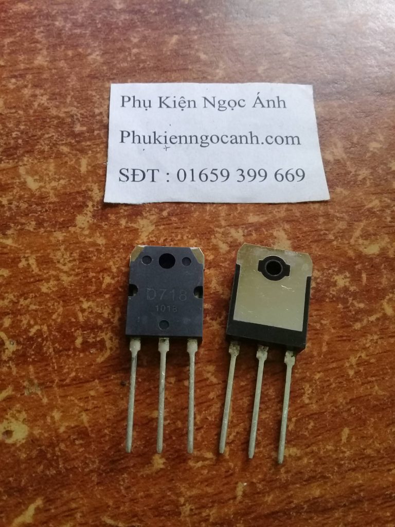 D718 TO247 TRANS NPN 8A 120V Hàng mới chất lượng giá 7k cái3