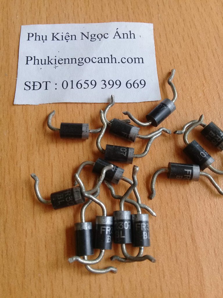 Diode Chỉnh Lưu FR307 3A 1000V cam kết chất lượng Giá 2kcái2