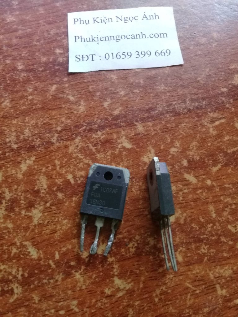FQA38N30, 38N30 Mosfet kênh N 38.4A 300V TO-3P cũ tháo máy1