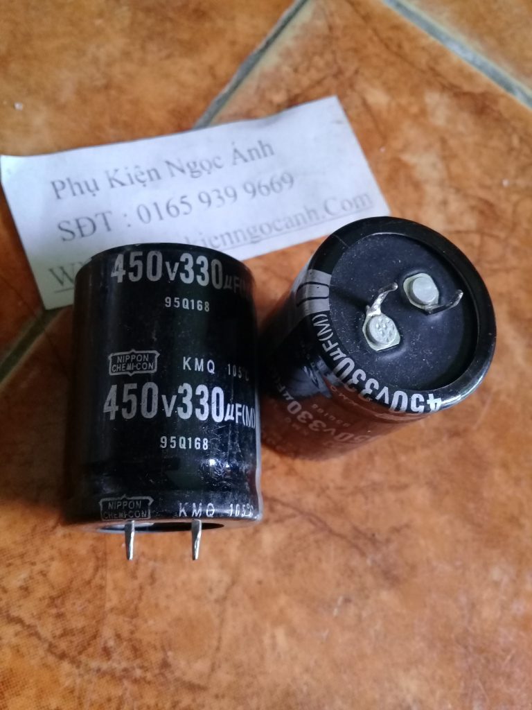 Tụ 450V330uf hàng mới chất lượng cao giá 14k/cái