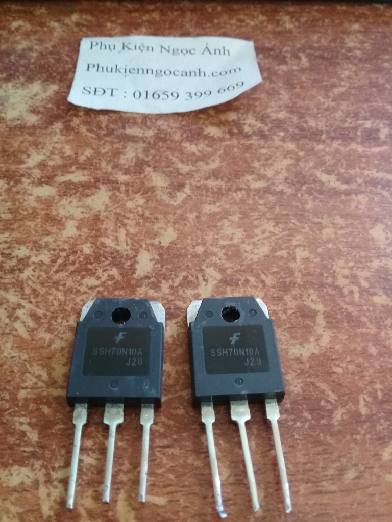 SSH70N10A mosfet 150W 10A 700V chất lượng cao Giá 18k/cái