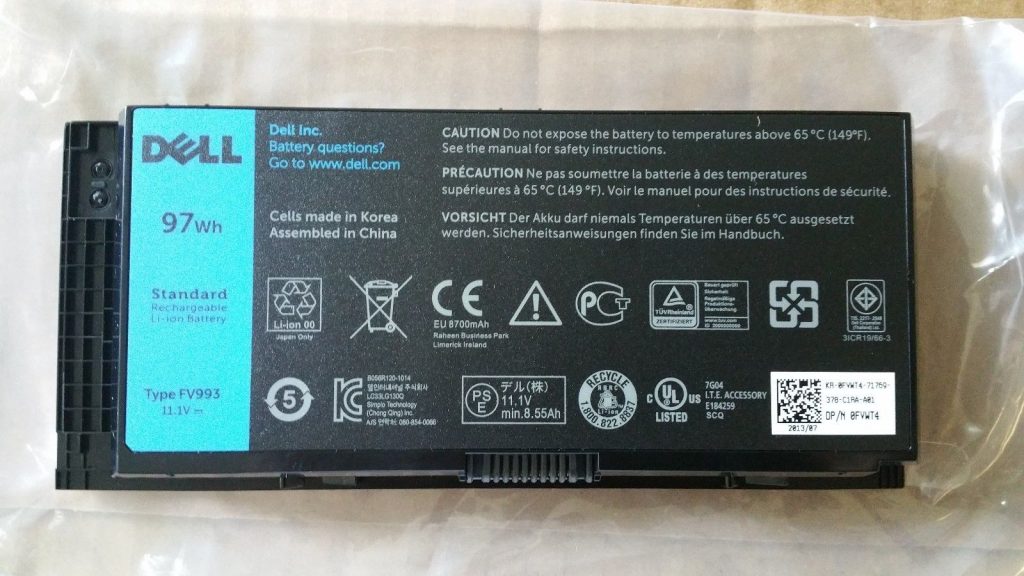 Pin Dell Precision M6600 ở hưng yên