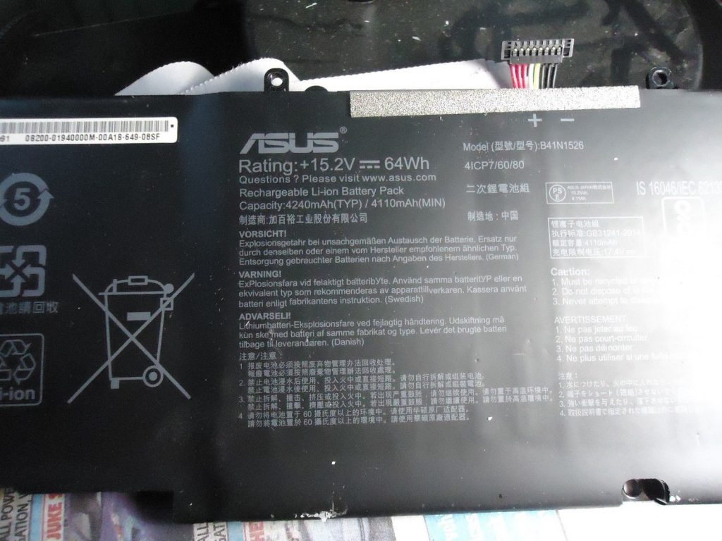 Pin Laptop Asus GL502 GL502V GL502VT ở hưng yên