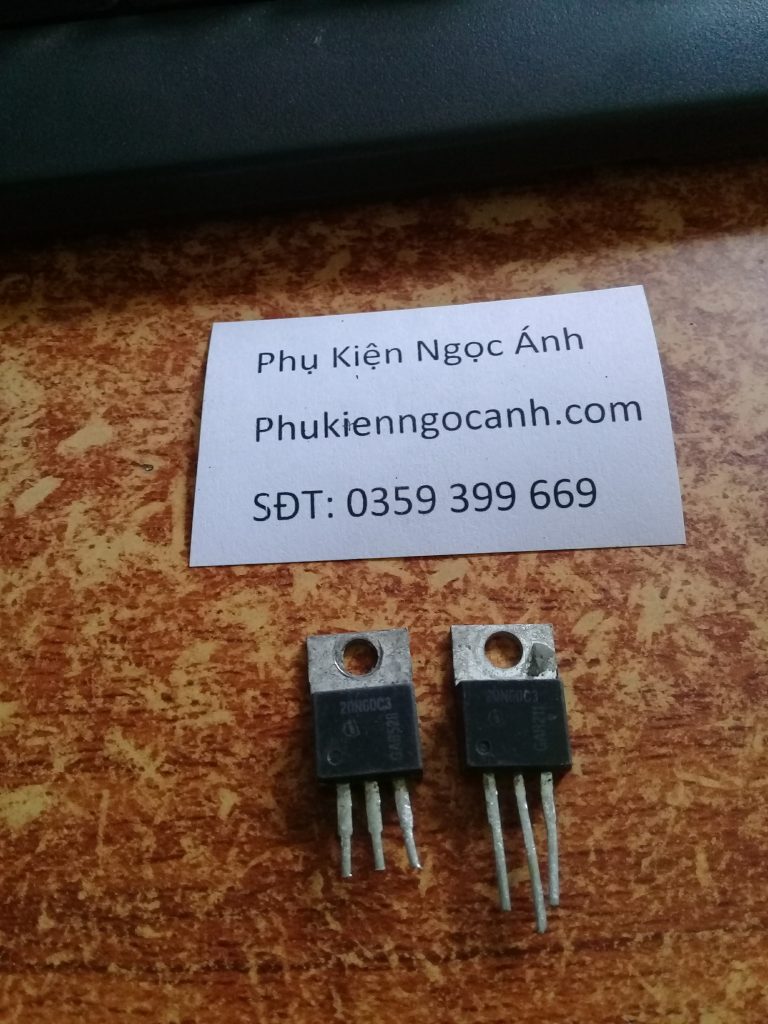 20N60C3 mosfet Bản Nhỏ Hàng cũ tháo máy chất lượng Giá 10k/cái