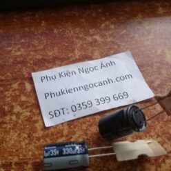 Tụ 35V 330UF Hàng mới cam kết chất lượng Giá 1k/cái