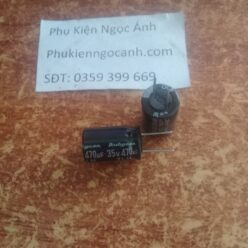 Tụ 35V 470uf hàng mới loại to chất lượng giá 1k/cái