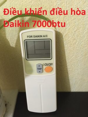 Điều khiển điều hòa Daikin 7000btu