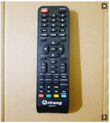 Điều khiển tivi Arirang AMT-24 giá 121K chính hãng, Remote tivi Arirang