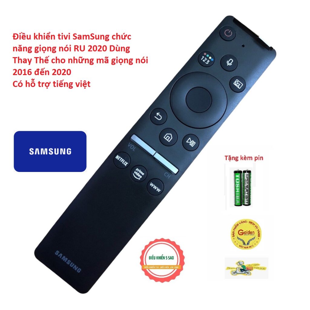 Điều khiển tivi samsung BN59-01312F có giọng nói cho tivi 2019 2020