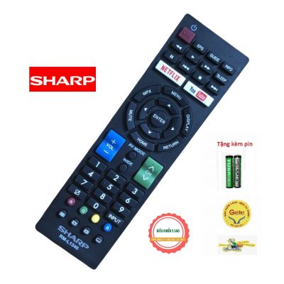 Điều khiển tivi Sharp RM-L1346 đa năng dùng cho tivi có internet của sharp