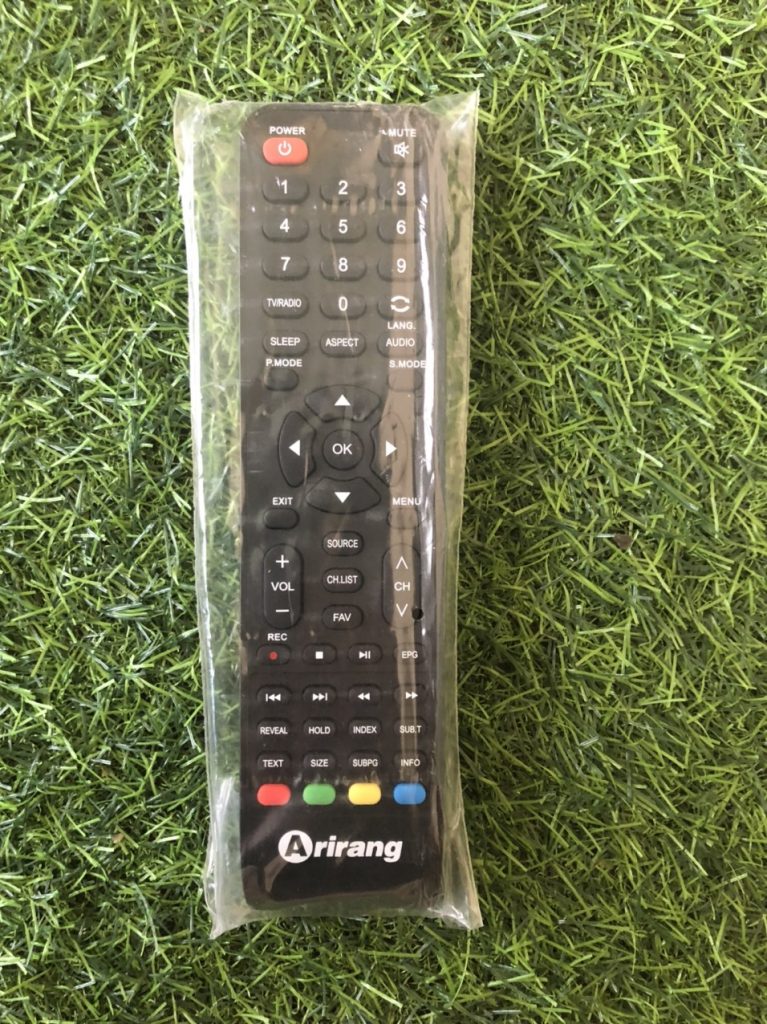 Điều khiển tivi Arirang chính hãng giá 120k , Remote tivi Arirang loại tốt