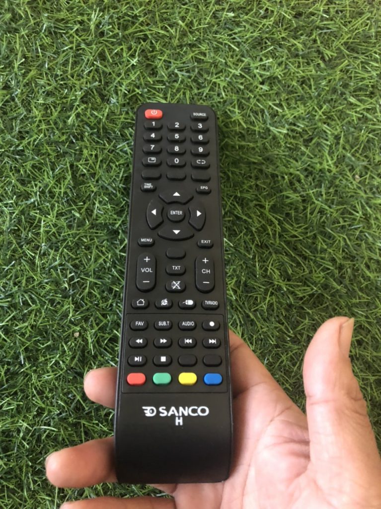 Điều khiển tivi Sanco , Remote tivi Sanco , đầu bấm tivi Sanco loại tốt zin